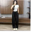 Quần Baggy Dài Nỉ Ép Hàn 2Da Form Thụng Cạp Cao Dày Dặn Nặng Động Dễ Mix Đồ