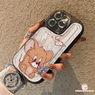 Ốp Lưng Cho Iphone 12 14 17 15 13 11 Pro Max Air X XR XS Max 15 8 14 7 Plus SE Ngộ nghĩnh Graffiti Dễ Thương Tom Jerry Cặp Đôi Trong Suốt Dày Bìa Mềm