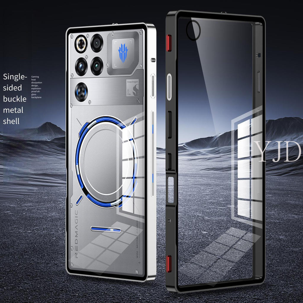 Ốp Lưng Cho RedMagic 11 Pro 11Pro + Khung Kim Loại Thể Thao Làm Mát Thiết Kế Khóa Đàn Hồi Tản Nhiệt Chống Rơi Vỏ Điện Thoại