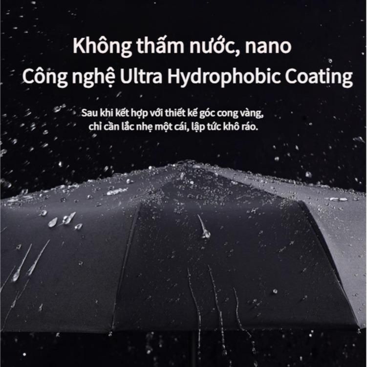 Ô Tự Động Đi Nắng Che Mưa, Tự Động Mở Và Đóng, Che 2-3 Người, Dày, Chống Tia UV, ChốngThấm Nước