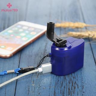 < zhuliye789 > Bộ sạc khẩn cấp tay quay ngoài trời khẩn cấp Bộ sạc khẩn cấp 5.5V Bộ sạc du lịch Phụ kiện sinh tồn ngoài trời