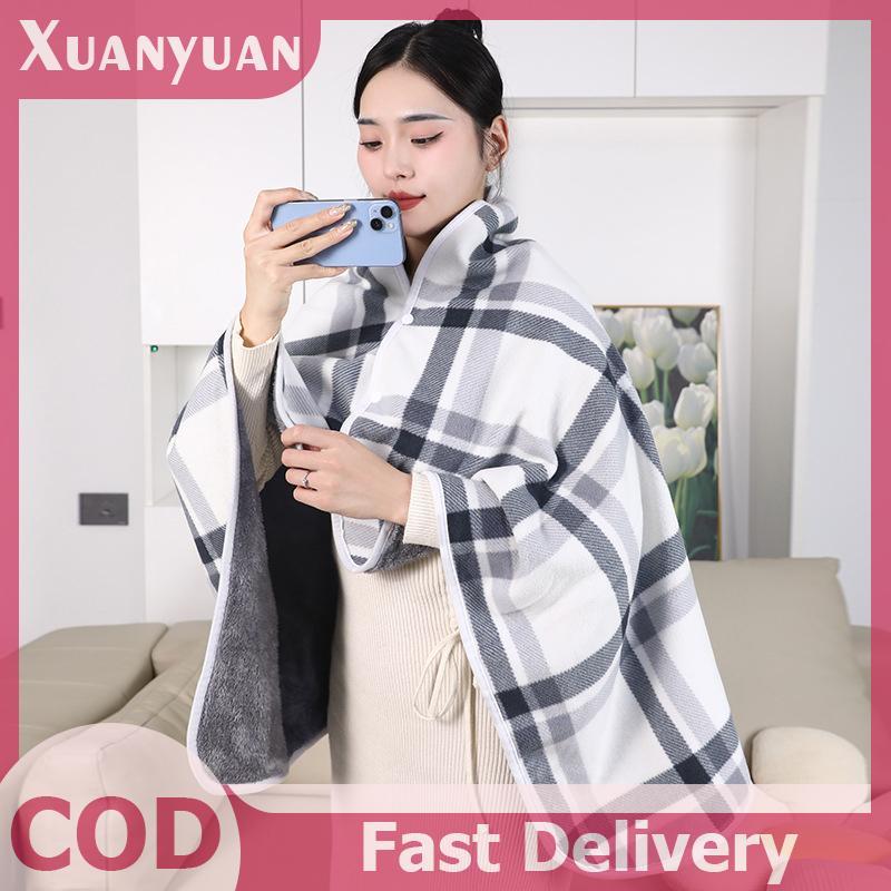 XUAN Chăn Lông Cừu Kẻ Sọc Đeo Có Nút Winte Ấm Ném Trên Sofa Giường Du Lịch Làm Dày Phòng Ngủ Văn Phòng Điều Hòa Chăn VN