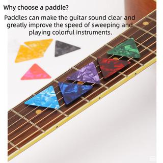 20 Chiếc Đàn Guitar Celluloid Di Động Chọn Phụ Kiện Đàn Guitar, Đàn Guitar Chuyên Nghiệp, Có Hình Tam Giác Ổn Định Và Thiết Kế Chống Trơn Trượt Tùy Chọn Thích Hợp Cho Nhiều Phong Cách Âm Nhạc