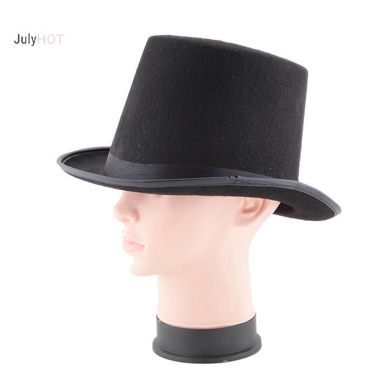 JULYHOT Quý Ông Mad Hat Halloween Trang Phục Dự Tiệc Cảm Thấy Ảo Thuật Gia Mũ Xi Lanh Mũ Dành Cho Nữ Massivedeals