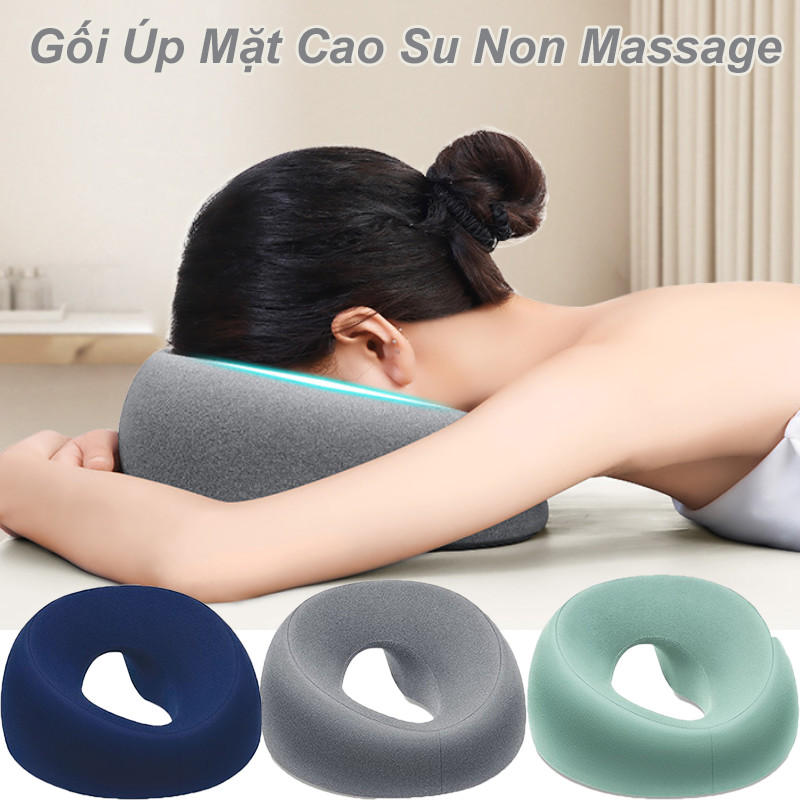 Gối Úp Mặt Cao Su Non Massage,Thân thiện với da và thoáng khí， Học Thư Giãn Cho Spa & Thẩm Mỹ Viện