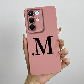 Dành Cho Realme 15X Chữ Cái Ban Đầu Dễ Thương Silicon Mềm TPU Realme15X C85 5G RMX5250 RMX5253 Vỏ Điện Thoại Bảo Vệ Ống Kính Chống Sốc