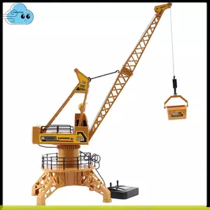 Rc Điều Khiển Từ Xa Mô Phỏng Cần Cẩu Đồ Chơi Xây Dựng Rc Cần Cẩu Tháp Rc Xe Tải Mô Hình Đồ Chơi Xoay 360 Độ Quà Tặng Sinh Nhật