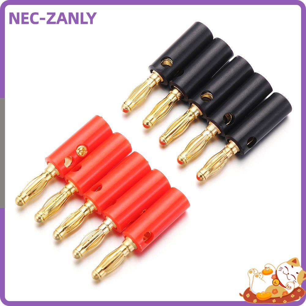 NEC-ZANLY Banana Plugs Bộ chuyển đổi điện tử tiêu dùng Jack âm thanh mạ ...