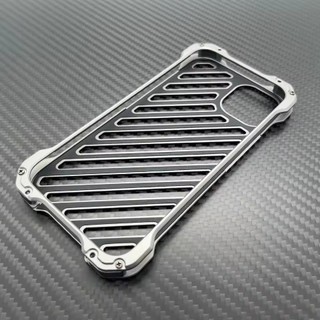 [JLK] Vỏ hợp kim nhôm nhẹ cho iPhone 17 Air 16 15 14 Plus 13 12 Pro Max Vỏ cứng mờ cản rỗng
