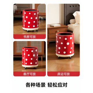 Thùng rác bánh xe dung tích lớn 12L - Thùng rác nhựa lăn tròn cho gia đình