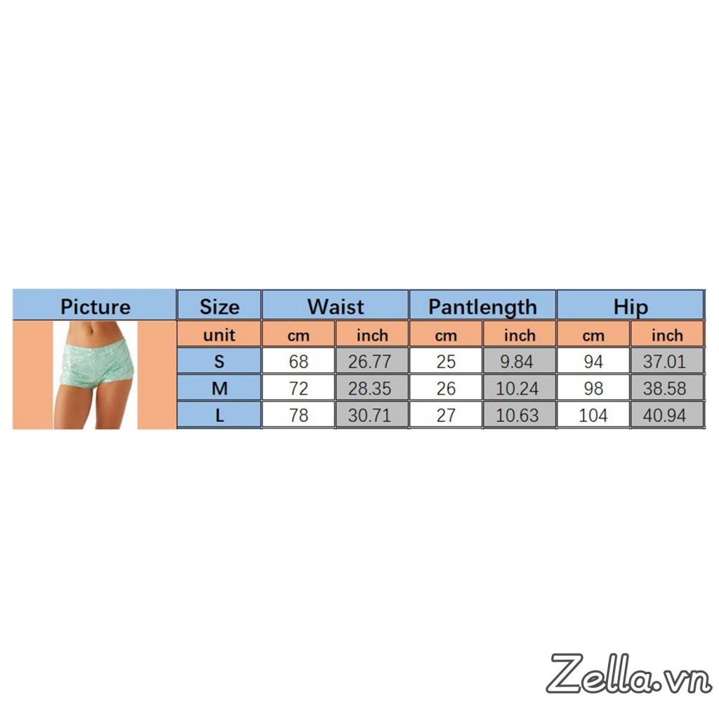 Quần Short Sequin Eo Thấp Form Slim-Fit Phù Hợp Mặc Mùa Hè Và Dự Tiệc