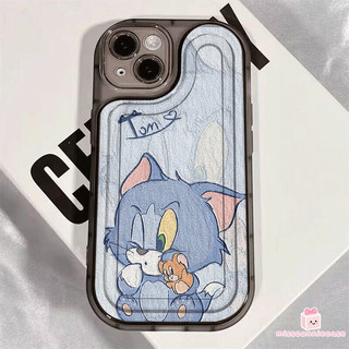Ốp Lưng Cho Iphone 12 14 17 15 13 11 Pro Max Air X XR XS Max 15 8 14 7 Plus SE Ngộ nghĩnh Graffiti Dễ Thương Tom Jerry Cặp Đôi Trong Suốt Dày Bìa Mềm