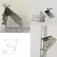 PlumHOUSE 5 Chiếc Thép Không Gỉ 304 Kệ Tủ Lạnh Hỗ Trợ Kẹp Tủ Đông Thương Mại Kệ Kẹp Giá Đỡ Kệ Phần Phụ Kiện Nhà VN