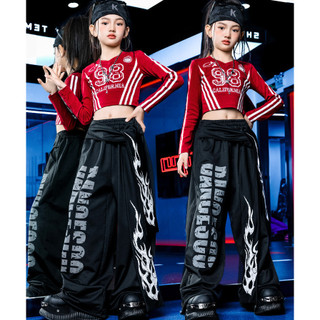 Đồ Nhảy Hiện Đại Hiphop Trẻ Em Set Đồ Dance Jazz Quần Nhảy Crop Top Đồ Nhảy Cho Bé Gái Bộ Tập Nhảy Cho