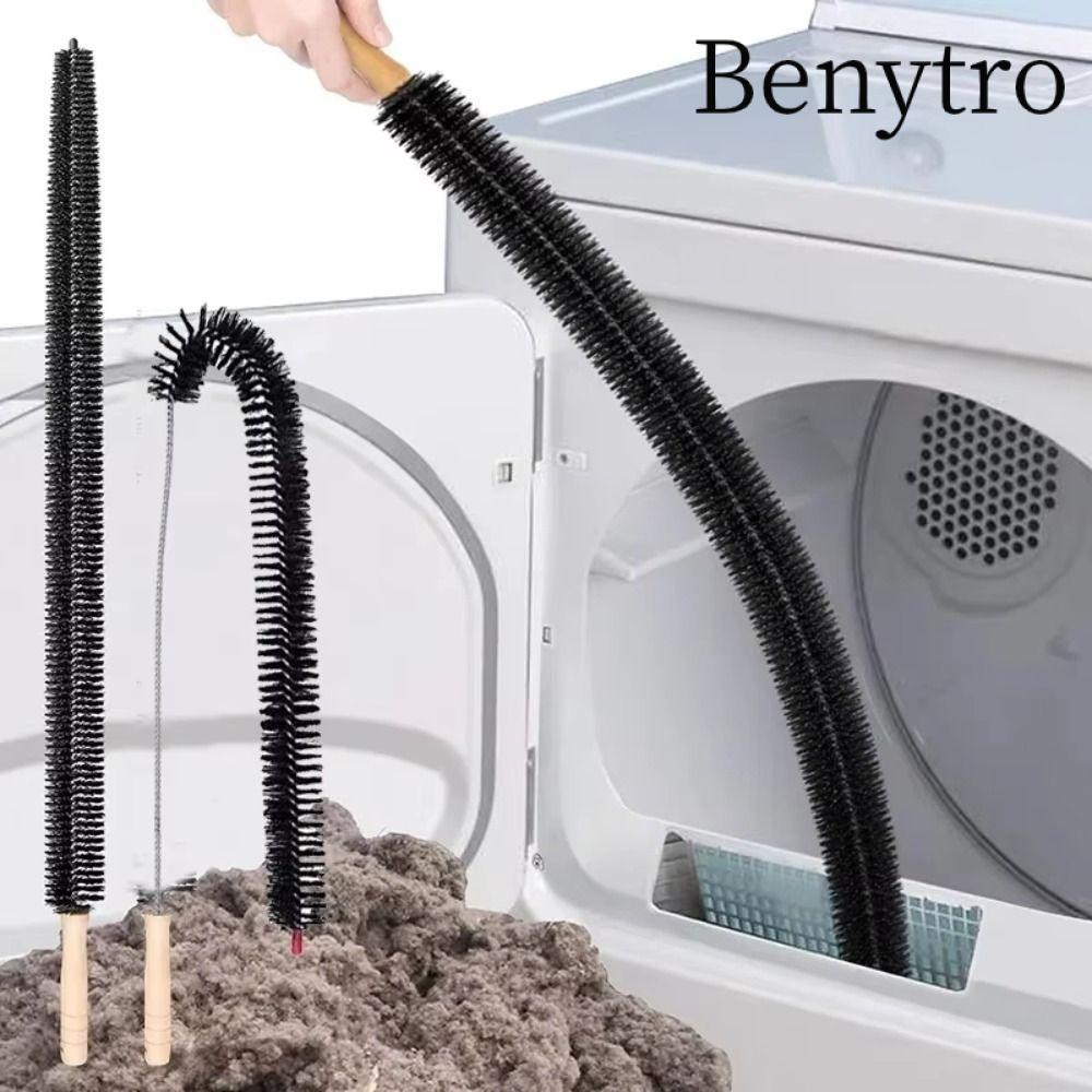 Bàn chải máy giặt cán BENYTRO, 360° Bàn chải sửa chữa thùng bên trong có tay cầm xoay, Dụng cụ giặt phòng tắm khử nhiễm đa năng