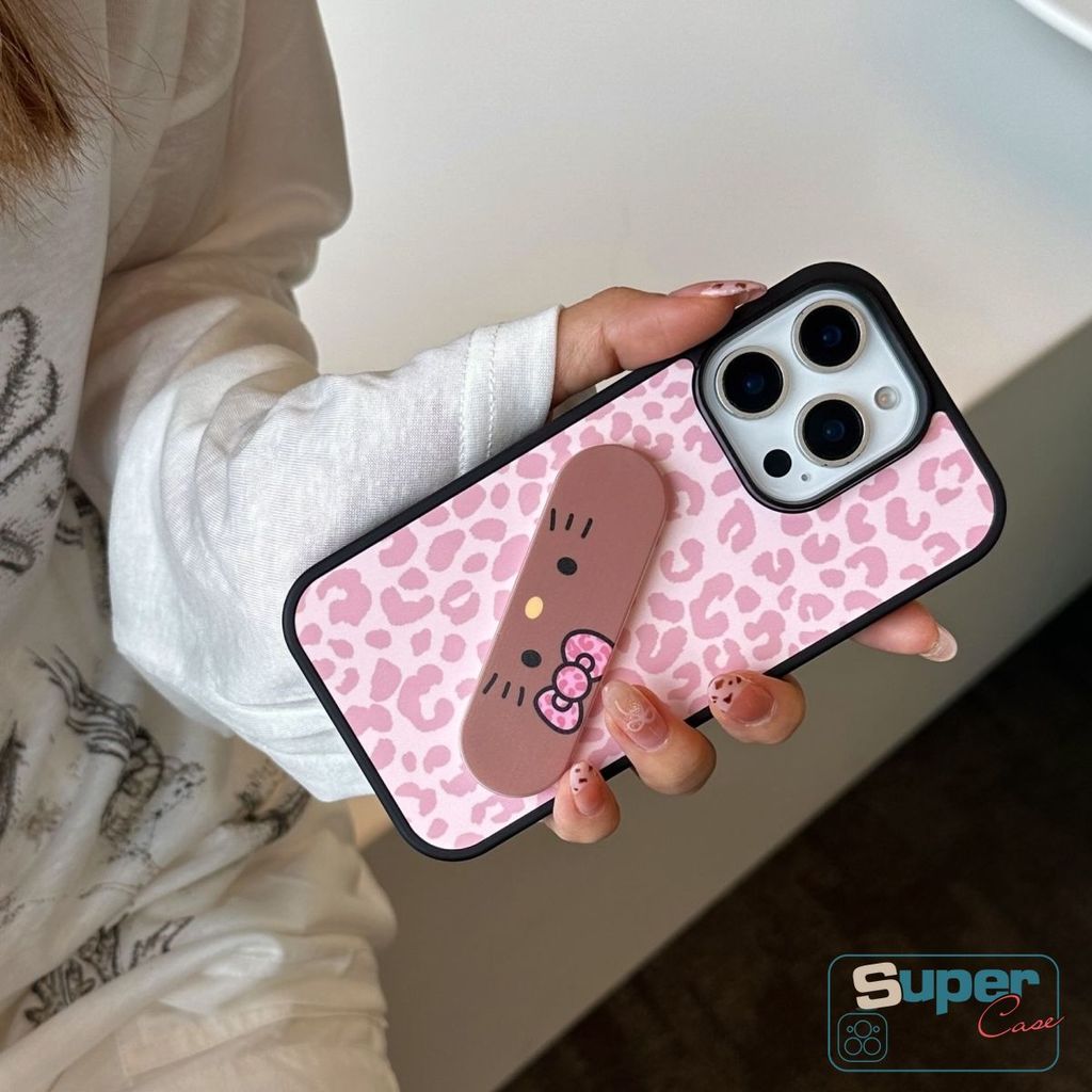 Ốp Lưng Tương Thích Cho iPhone 13 16 15 11 17 12 14 Pro Max Air 14 16 15 Plus Thời Trang Ngọt Ngào Hồng Tím Xanh Da Báo In Acrylic Sang Trọng