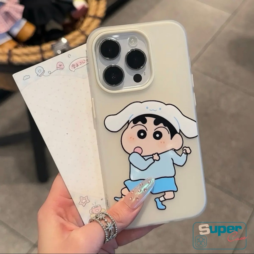 Ốp Lưng Tương Thích Cho IPhone 13 15 17 16 11 14 12 Pro Max 17 15 16 Pro XR 7Plus X XS Max Air Dễ Thương Giai Điệu Của Tôi Cinnamoroll Kuromi Crayon Shin-chan Cover