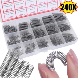 Bộ lò xo nén bằng thép không gỉ 304, Bộ lò xo đa năng đa kích thước cho rèm cửa ô tô Công cụ sửa chữa ấm đun nước bảo trì