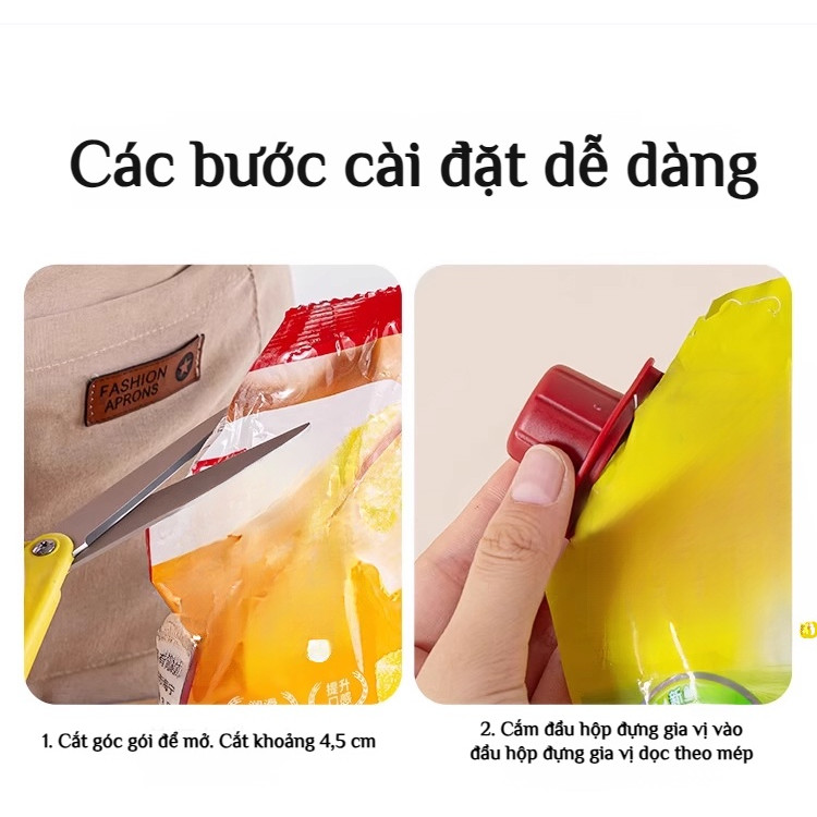 ✨Mua 1 tặng 1✨Kẹp niêm phong đồ ăn nhẹ / Kẹp niêm phong chống ẩm / Kẹp niêm phong túi gia vị nhà bếp