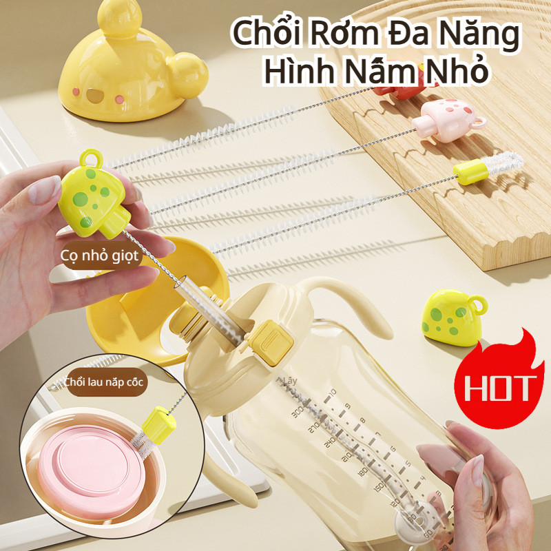⚡COD⚡Chổi vệ sinh cốc/chổi vệ sinh cốc nước/chổi vệ sinh ống hút/chổi vệ sinh ống hút đa năng/chổi vệ sinh cốc
