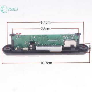 Chenlongshang 1 Bộ 12V USB TF Radio Âm nhạc không dây Máy nghe nhạc MP3 trên ô tô có điều khiển từ xa 5.0 MP3 WMA Mô-đun giải mã bảng EN