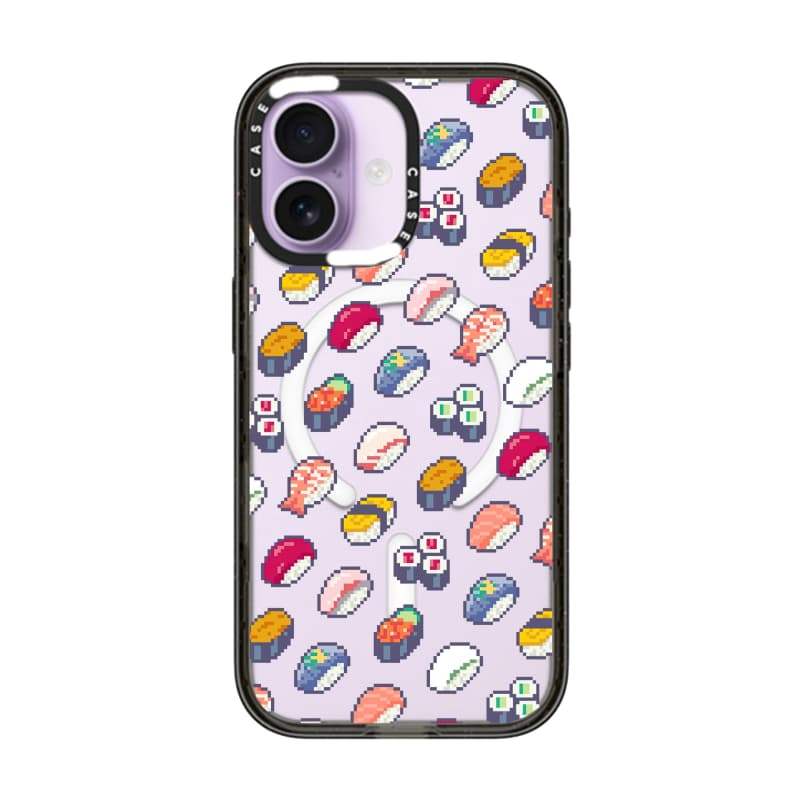 CASECASE X Full Màn Hình sushi Black Edge Rõ Ràng Cứng Từ Hút Tác Động Dành Cho Apple IPhone 12 13 14 15 16 17 Pro Max Air Plus Có Hộp
