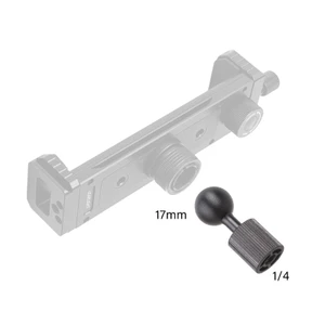 Bộ chuyển đổi đầu 17mm bằng hợp kim nhôm WU với chi tiết ren 1 4 Inch để tương thích gắn máy ảnh chuyên nghiệp