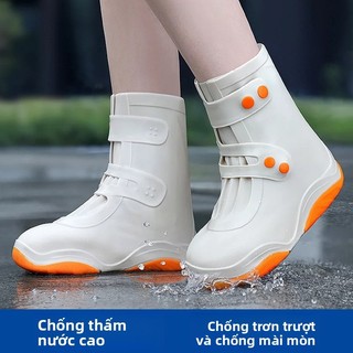 Bộ bao giày mưa silicone dày dặn - Chống nước, chống trượt, bền bỏi, dành cho người lớn & học sinh, dùng ngoài trời mưa