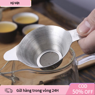 [Hỷ]Lọc Trà Inox Tay Cầm Chống Gỉ – Phễu Lưới Lọc Trà Vụn, Chất Liệu Thép Không Gỉ, Dùng Cho Quán Trà/Bếp Nhà
