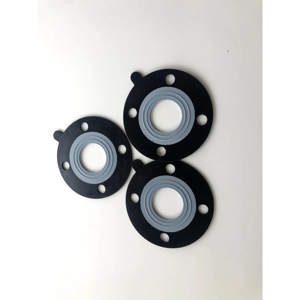 Gioăng tổng hợp cao su Teflon PTFE + EPDM Lớp lót Teflon Ba nguyên tố B Ống Propylene Mặt bích Gioăng chịu nhiệt độ cao