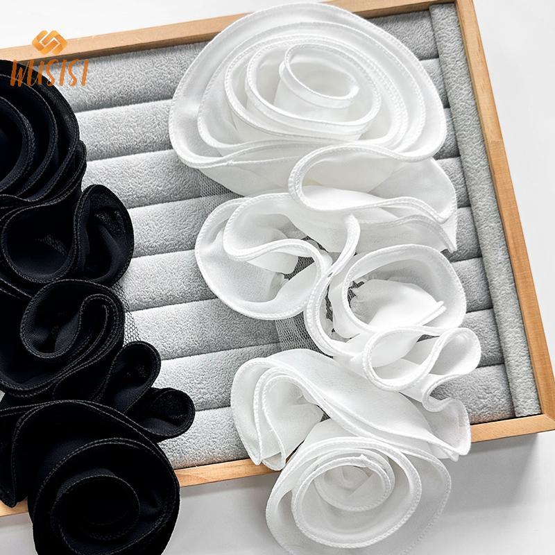 Miếng dán trang trí 3D DIY hình hoa, phù hợp làm phụ kiện ngực áo hoặc váy cưới