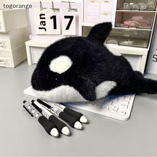 [TOG] Túi đựng bút cá voi sát thủ sang trọng hoạt hình dễ thương Dung tích lớn Túi đựng văn phòng phẩm Hộp đựng bút chì ngộ nghĩnh dành cho học sinh trường học Quà tặng [VN]