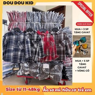 [DOU DOU KID] SM15 Áo Sơ Mi Trẻ Em 15-48kg Phong Cách Hàn