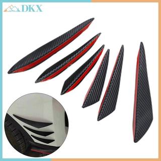 DKX 6 Chiếc Điều Chỉnh Ô Tô Canards Valence Chin Trang Trí Ô Tô Đa Năng Cản Trước Máy Khuếch Tán Môi Bộ Chia Vây Thân Cánh Xẻ Tà.