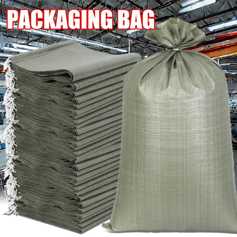 10 Chiếc Túi Dệt Nhựa Chịu Lực Lớn / Túi Cát Chịu Lực Dày