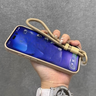 Ốp Điện Thoại Lấp Lánh Có Dây Buộc Cho Realme C75 C75X C73 C71 C67 C65 C65S C63 C61 C55 C53 C51S C35 C33S C31 C30S C25S C25Y C17 5G 4G Vỏ Sang Trọng Dễ Thương Đơn Giản Sáng Bóng Vỏ IMD Cứng