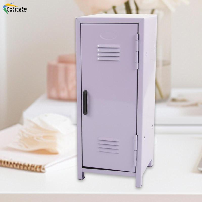 Tủ khóa máy tính để bàn nhỏ Bộ sắp xếp lưu trữ máy tính để bàn Dễ thương với khóa và hộp khóa chìa khóa