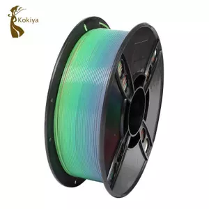 Kokiya Pla Filament cho máy in 3D, Cầu vồng sáng, Độ chính xác + / - 0,02mm, Chất liệu in 3D cao cấp nhiều màu chuyên nghiệp