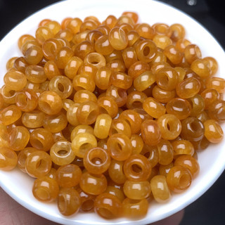 ((20 Chiếc) Hạt Ngọc 8x4mm Lớn, Vàng, Phụ Kiện Tự Làm Vòng Tay)