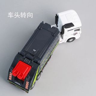 Quán Tính Lớn Rác Xe Tải Trẻ Em Bé Trai Đồ Chơi Xe Thùng Rác Có Thể Phân Loại Trailer Mô Phỏng Vận Chuyển Thành Phố Mô Hình