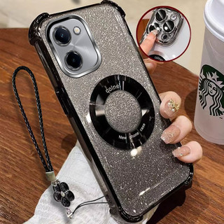 Ốp điện thoại Redmi 15 15C 13C 14C 4G 5G POCO C65 C75 C85 C71 A5 cho 2025 Vỏ bảo vệ bốn góc silicon mới có dây buộc miễn phí