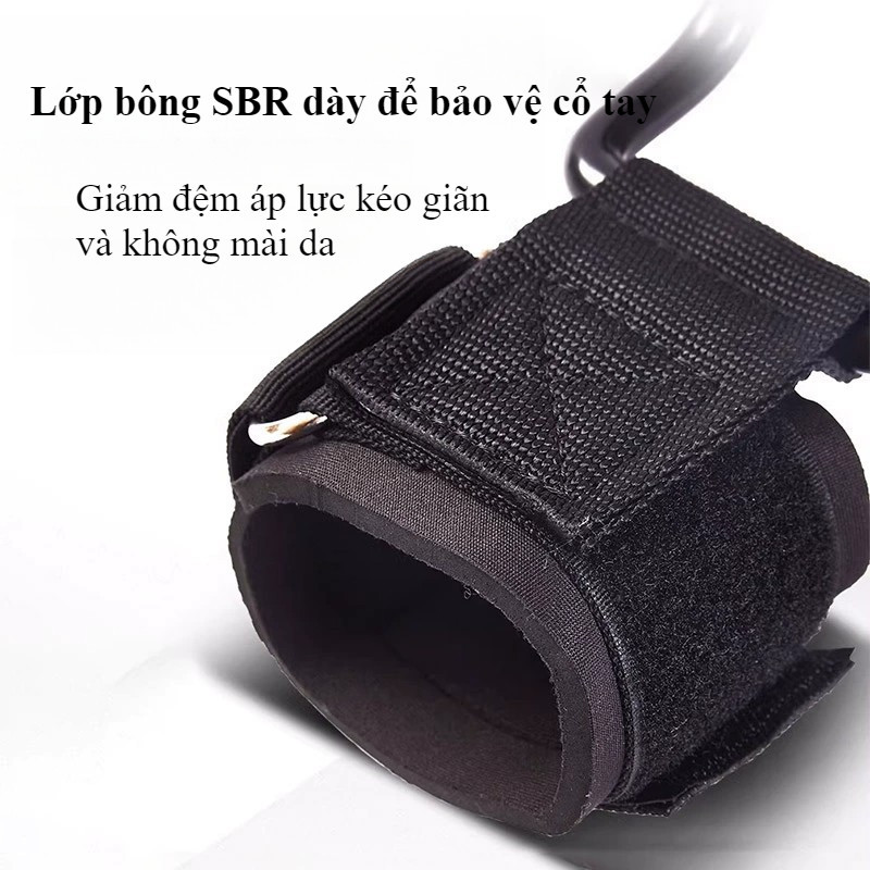Dây Quấn Cổ Tay Có Móc Tập Gym – Hỗ Trợ Kéo Xà, Nâng Tạ, Bảo Vệ Lòng Bàn Tay Khi Tập Luyện Hiệu Quả