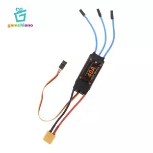 Gamchiano 1 40A Không Chổi Than BEC 3.5 Mm Chuối Đầu XT60 Cắm RC Quad Drone Đồ Chơi Phần