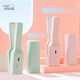 PlumHOUSE Di Động Dễ Thương USB Thẳng Tóc Dính Máy Duỗi Tóc Ký Túc Xá Công Suất Nhỏ Nẹp Lông Tơ Nổ Thẳng Uốn Tóc VN