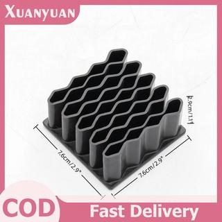 XUAN Giá đỡ bàn chải gợn sóng Máy tính để bàn Sắp xếp bút chì Bàn chải sơn Giỏ lưu trữ Đồ dùng nghệ thuật Văn phòng phẩm Thuốc mỡ Giá lưu trữ VN