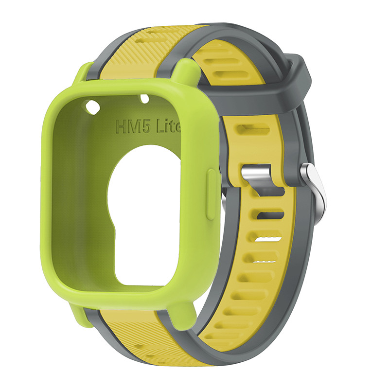 Dây đeo silicon + vỏ cho Redmi Watch với vòng đeo tay thể thao 5 Active / 5 Lite Vỏ bảo vệ mềm
