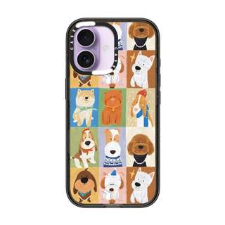 CASECASE X Ốp Lưng Gia Đình Dễ Thương Cạnh Đen Trong Suốt Cứng Hút Từ Tính Tác Động Dành Cho Apple IPhone 12 13 14 15 16 17 Pro Max Air Plus Có Hộp