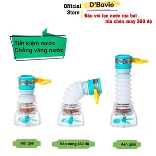 【COD】Thiết bị lọc nước tăng áp cho vòi bếp, thiết kế xoay toàn hướng 360 độ, dễ dàng làm sạch chén bát và rau củ nhanh c