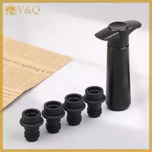 Littleloves1 Wine Saver Bơm chân không Hướng dẫn sử dụng Nút chặn rượu vang với 4 nút chân không có thể tái sử dụng Nút chai rượu vang Nút niêm phong Giữ rượu tươi VN