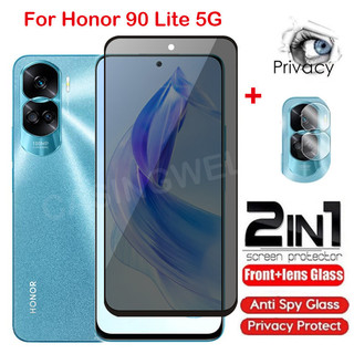 Bảo Vệ Màn Hình Cho Honor 600 Lite 5G Honor 90 Lite 5G 4G Kính Cường Lực Riêng Chống Gián Điệp Full Cover Bảo Vệ Màn Hình Chống Peek Phim Riêng Tư